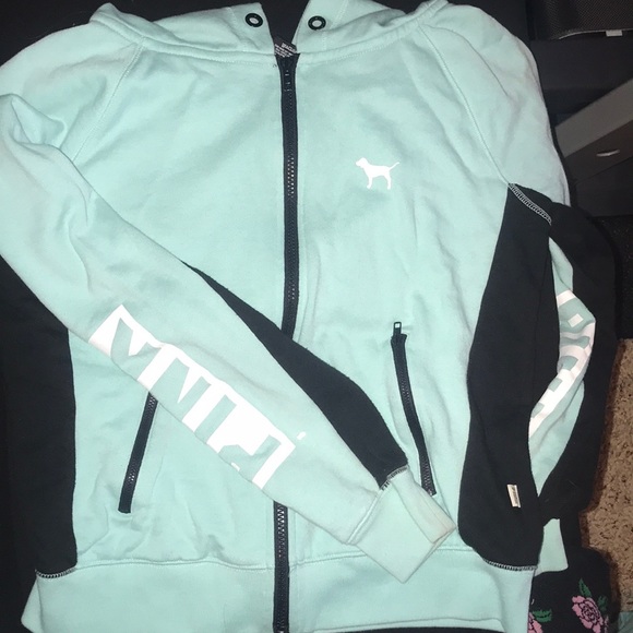 PINK Zip Up Hoddie - Picture 1 of 1
